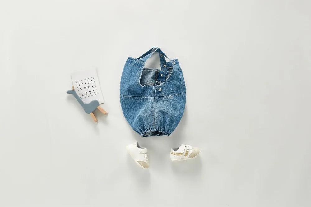 Denim Bodysuits Kids Jumpsuit - Givenchyco