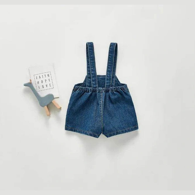 Denim Bodysuits Kids Jumpsuit - Givenco