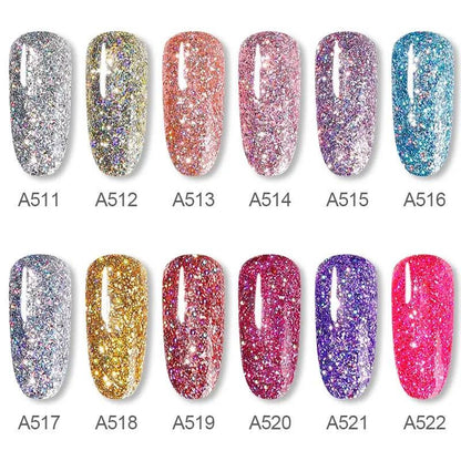 Glitter Nail Polish Gel - 