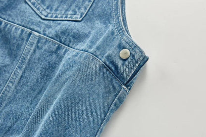 Denim Bodysuits Kids Jumpsuit - Givenchyco