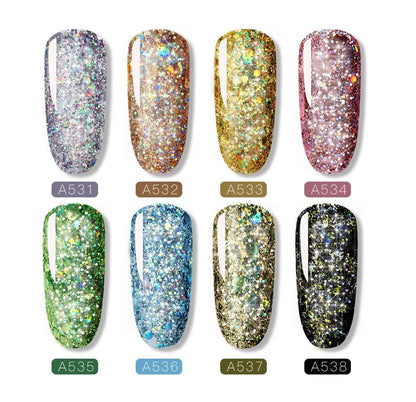 Glitter Nail Polish Gel - 