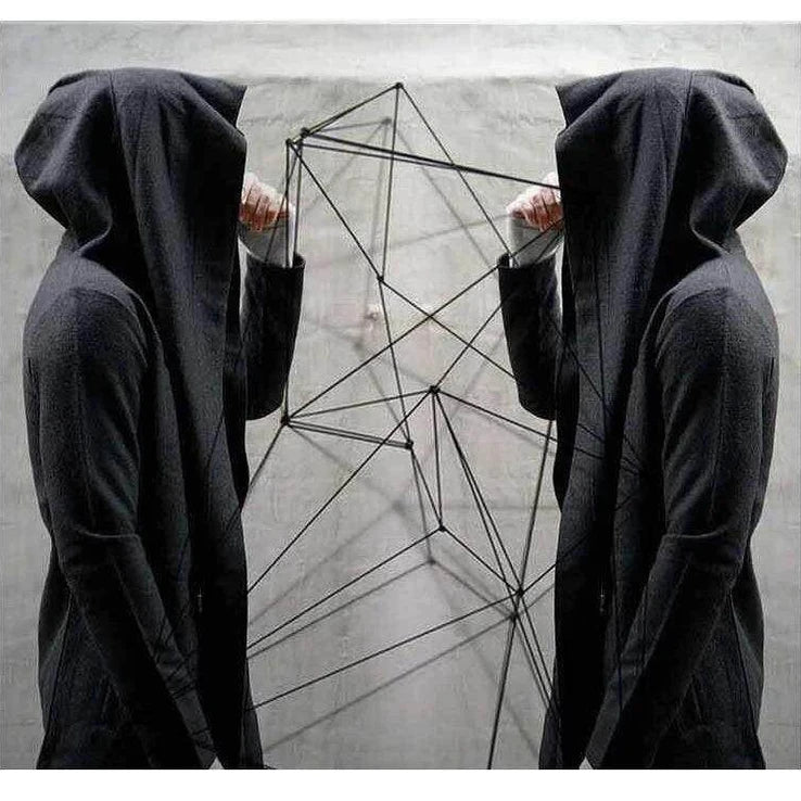 Gothic Streetwear Alan Walker Cardigan Sweatshirt - Givenco