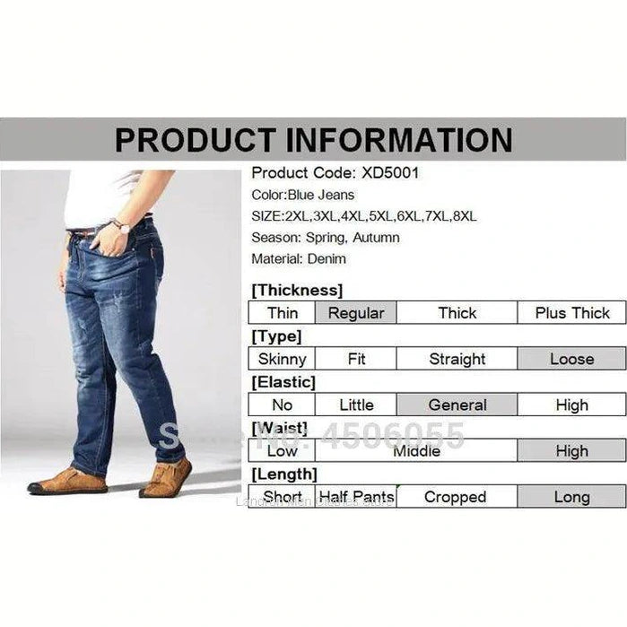 Distressed Extra Large Jeans - Givenco