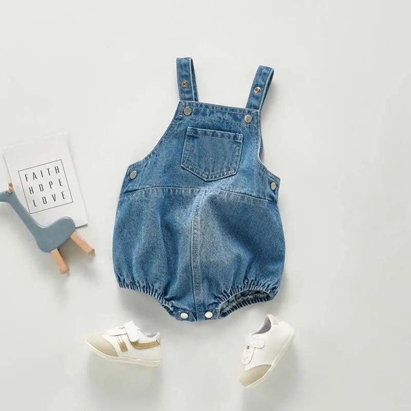 Denim Bodysuits Kids Jumpsuit - Givenchyco