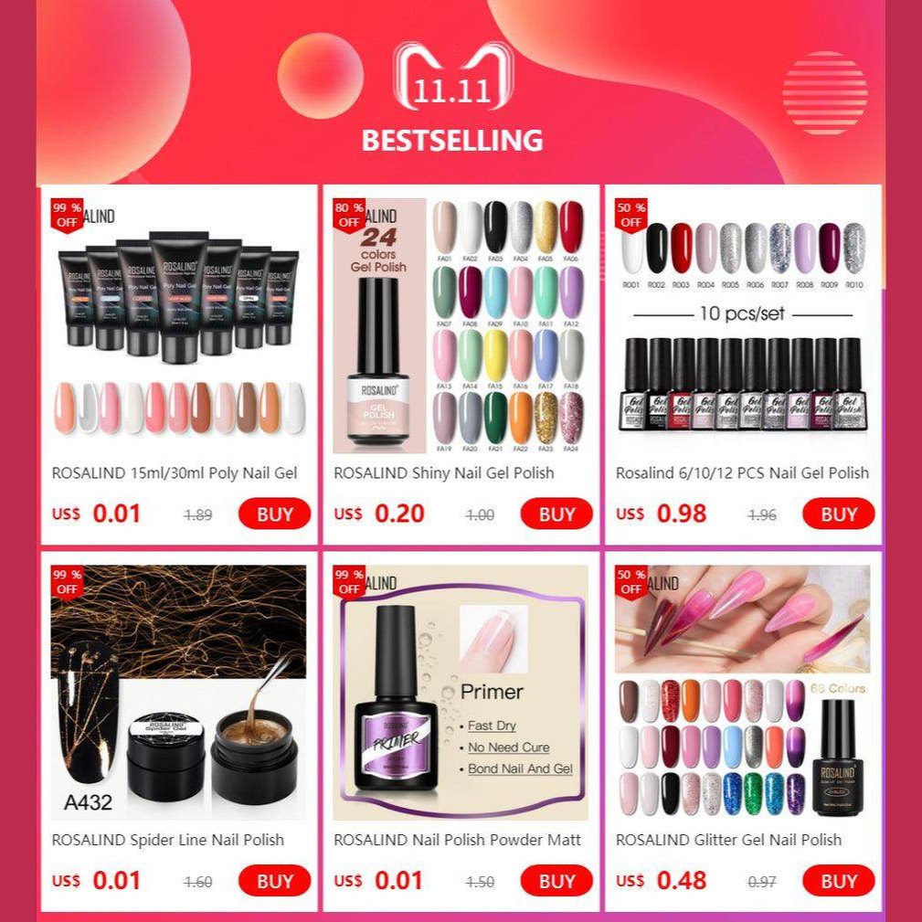 Glitter Nail Polish Gel - Givenco