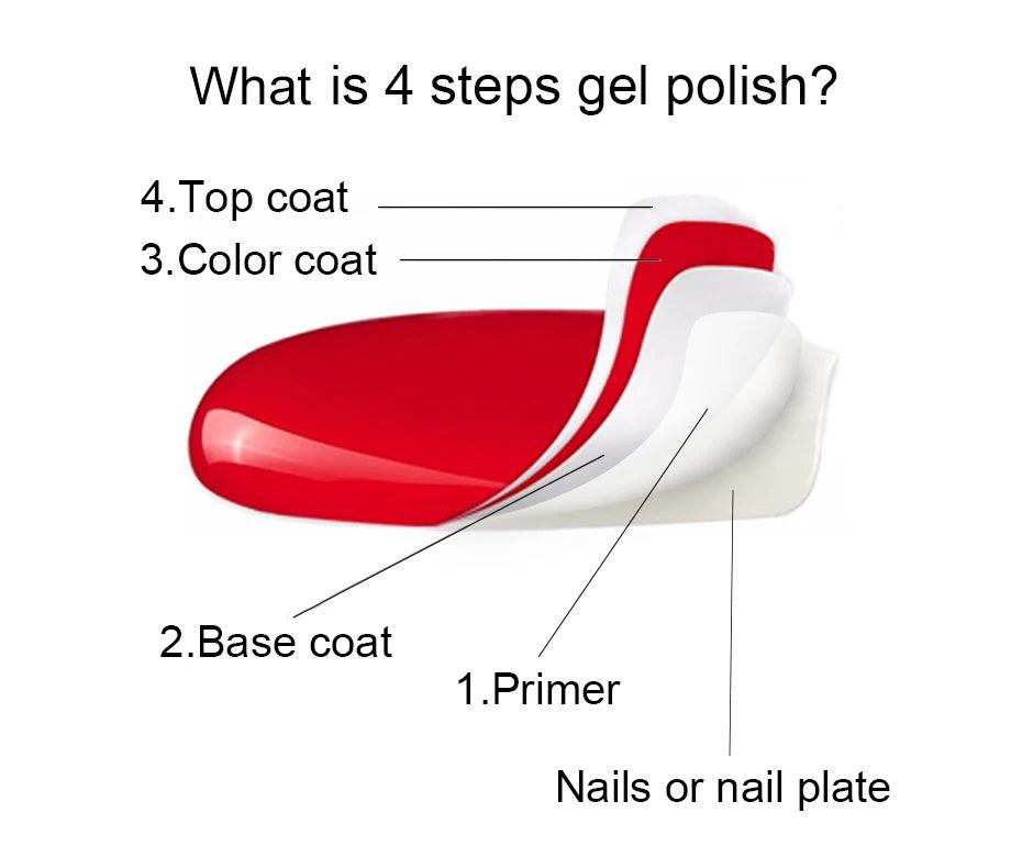 Glitter Nail Polish Gel - 