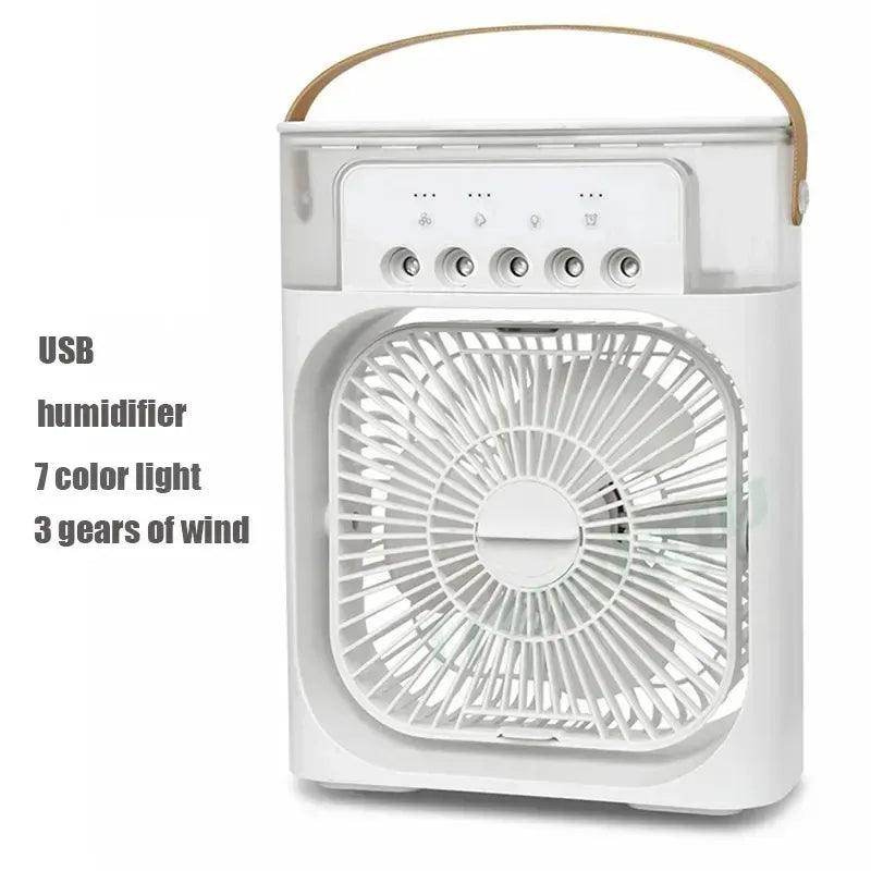 portable 3 in 1 humidifier fan water cooling air conditioning - Givenco
