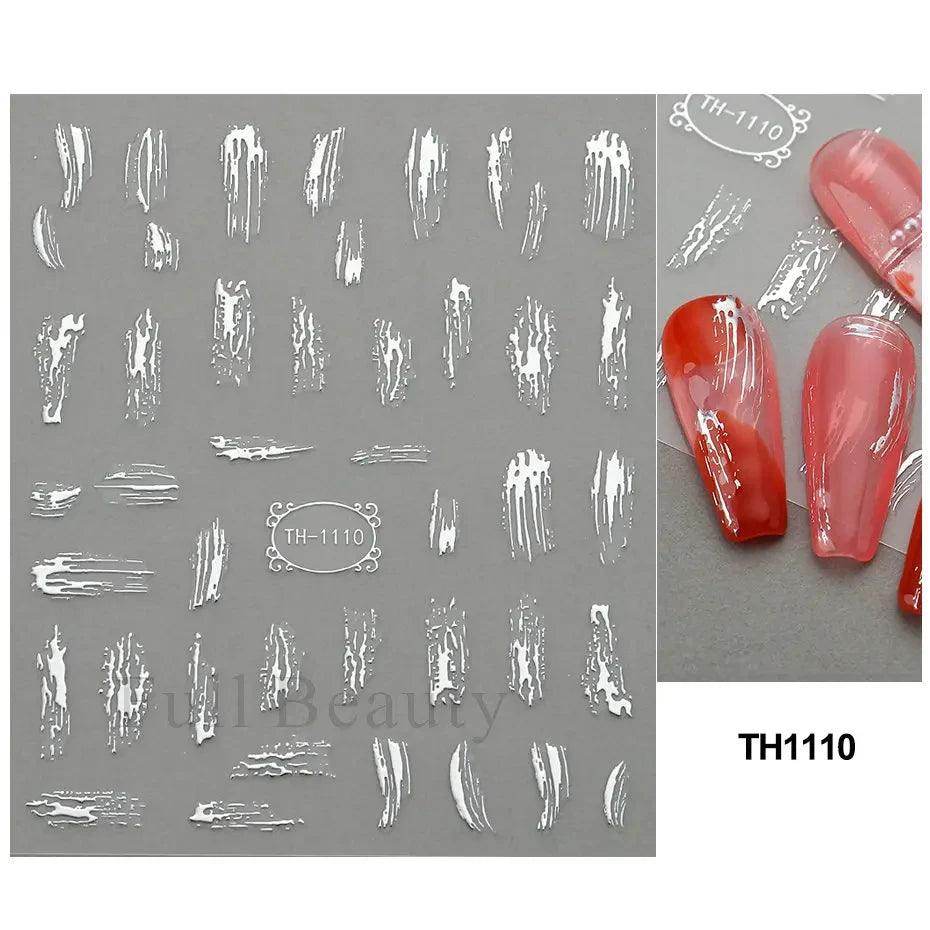 Golden Stripe Lines Sticker - Givenco