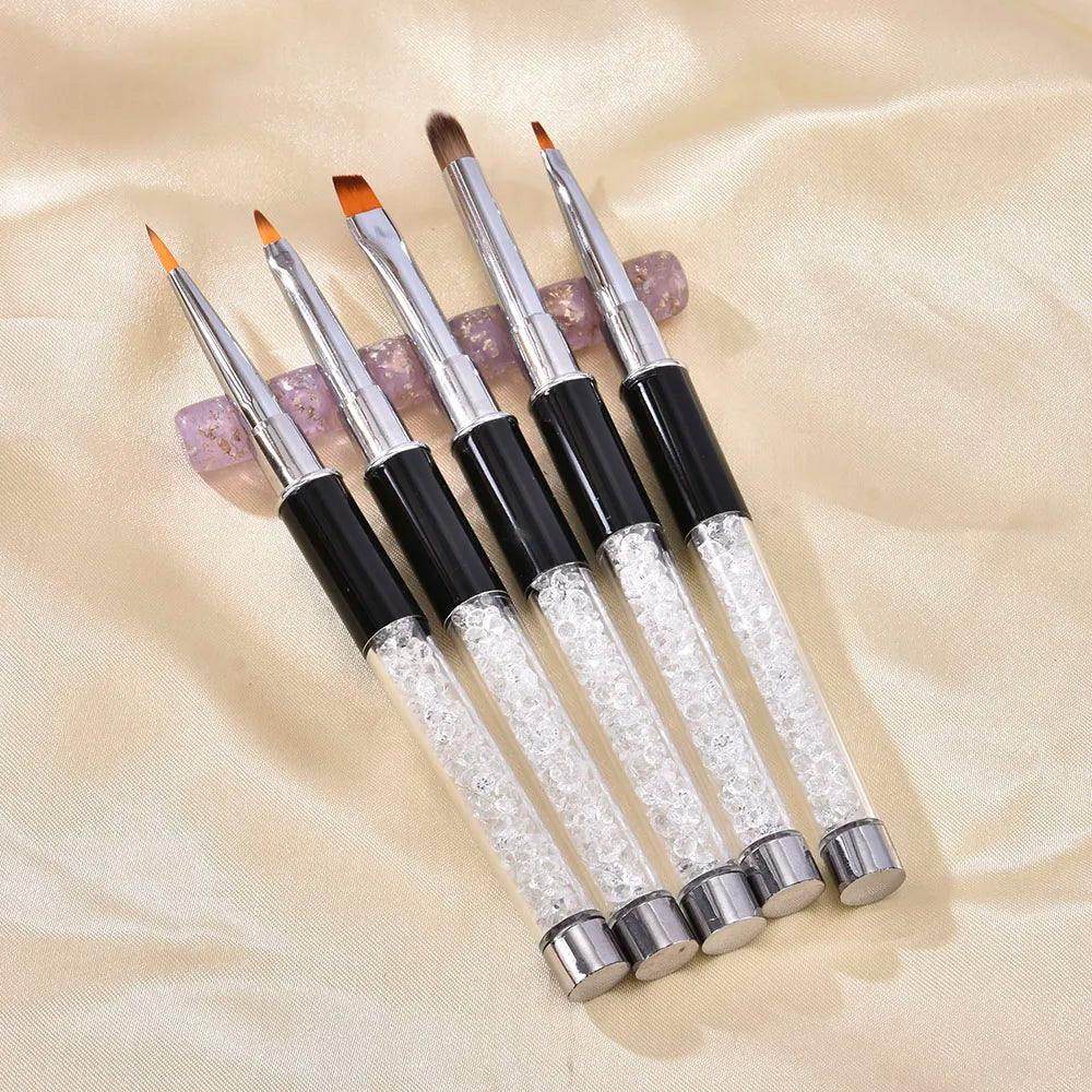 Nail Art Design Brush Set Crystal - Givenco