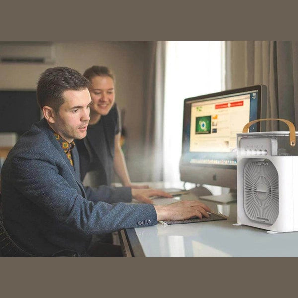 portable 3 in 1 humidifier fan water cooling air conditioning - Givenco