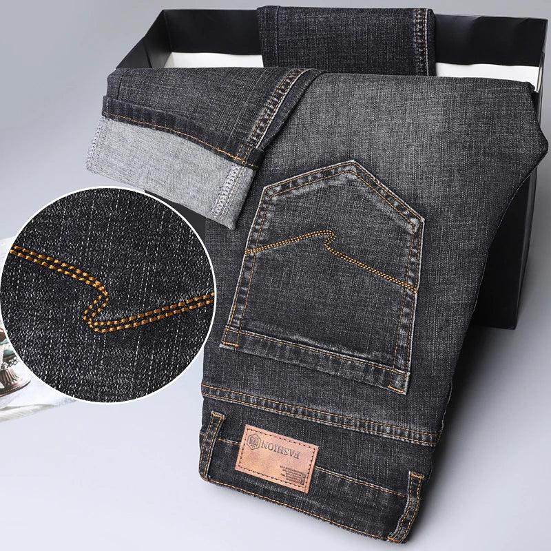 Men's Vintage Wash Casual Jeans - Givenco