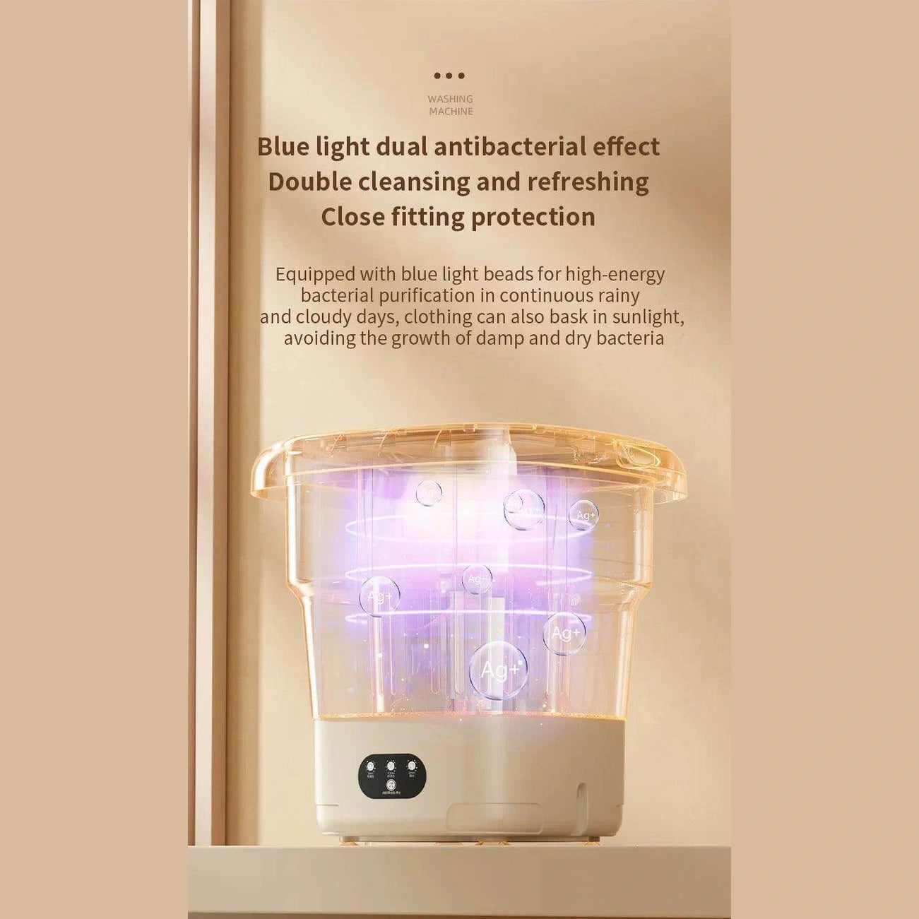 Folding Portable Washing Machine - Givenco