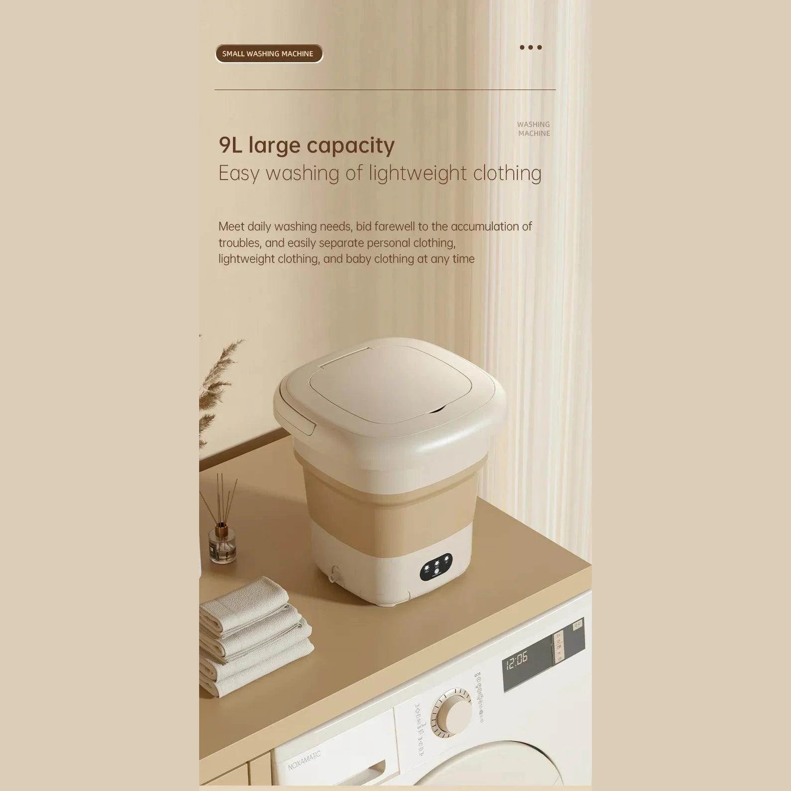 Folding Portable Washing Machine - Givenco