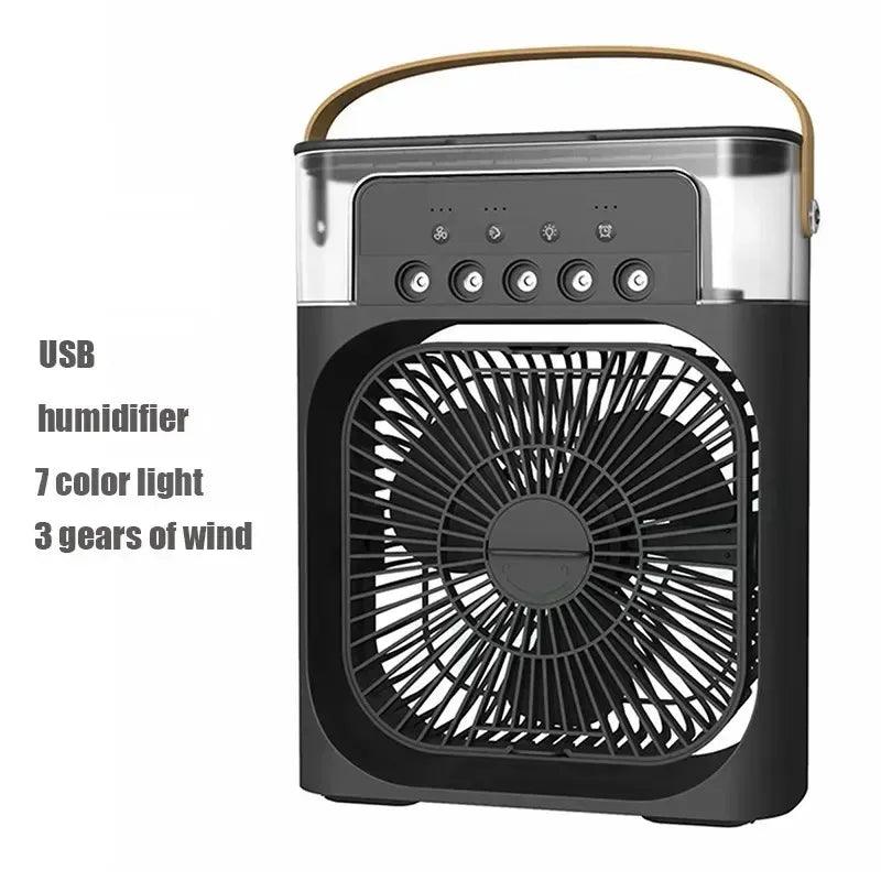 portable 3 in 1 humidifier fan water cooling air conditioning - 