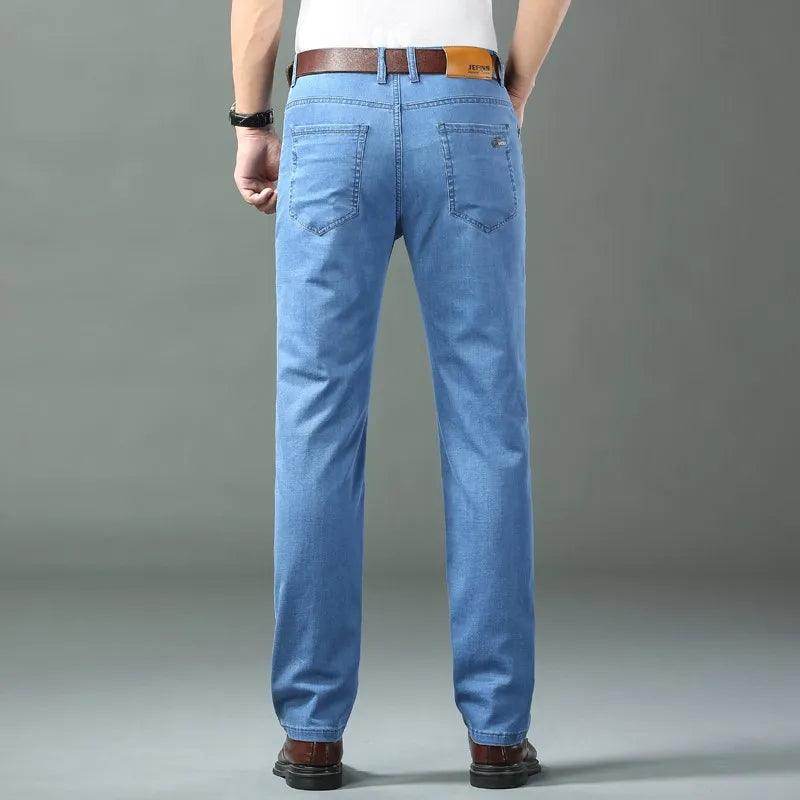 Ice Silk Thin Denim Jeans Spring Summer - Givenco