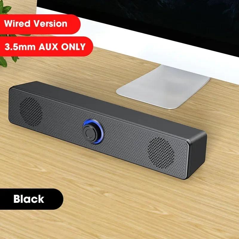 PC Soundbar Wired and Wireless Bluetooth Speaker - 