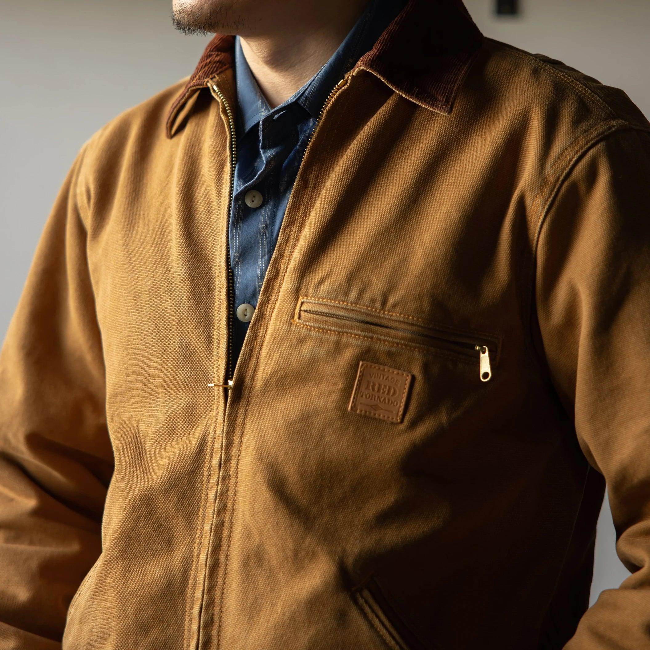 Super Warm 50% Wool Lining Cotton Fabric Vintage Stylish J1 Jacket - Givenco