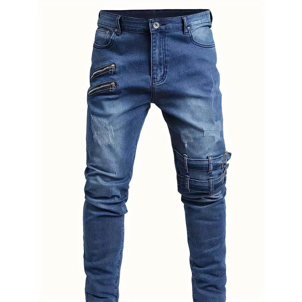 Men New Slim Jeans Male Pants - Givenco