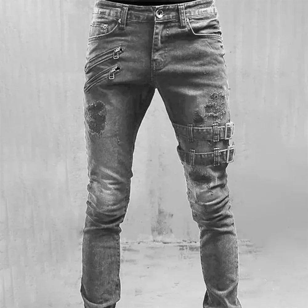 Men New Slim Jeans Male Pants - Givenco