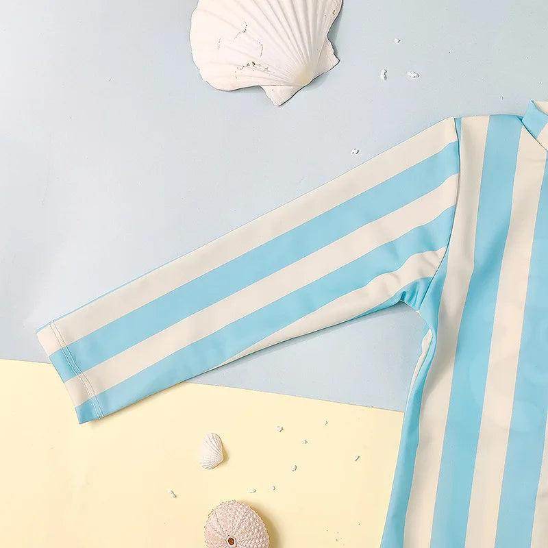 Summer Kids Swimming Wear Striped - Givenco