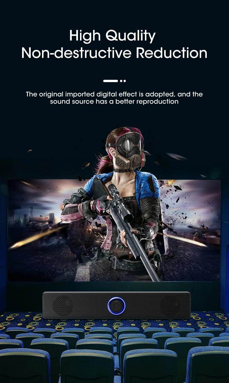 PC Soundbar Wired and Wireless Bluetooth Speaker - Givenco