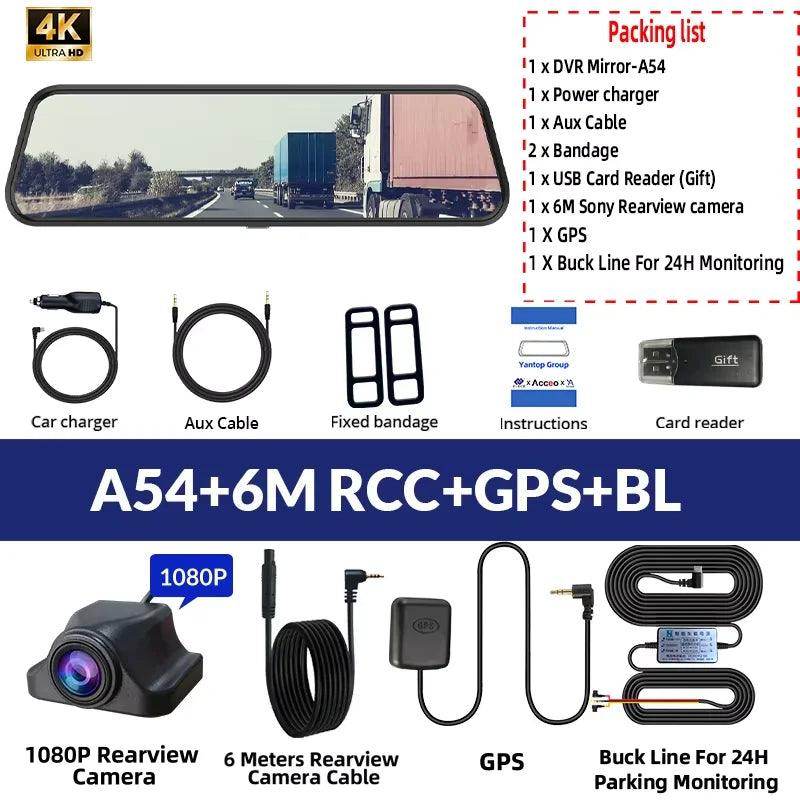 Ultra HD Driving Recorder Dual Lens 24h Parking Monitor - Givenco