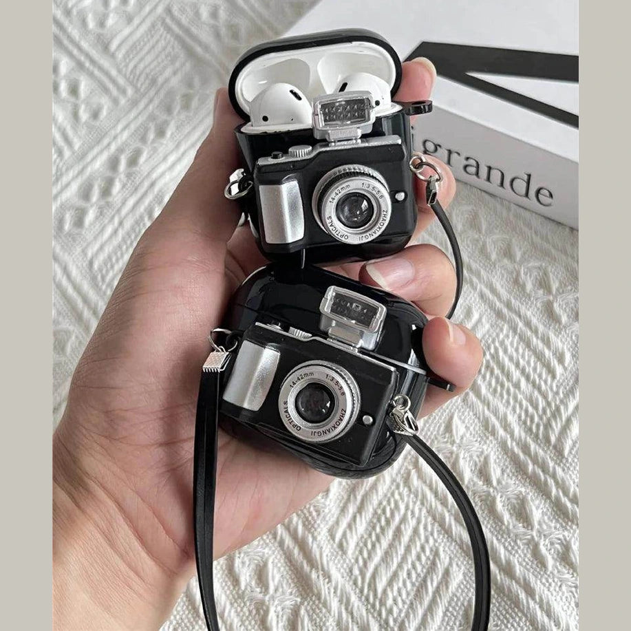Camera Earphone Case with Strap - Givenco