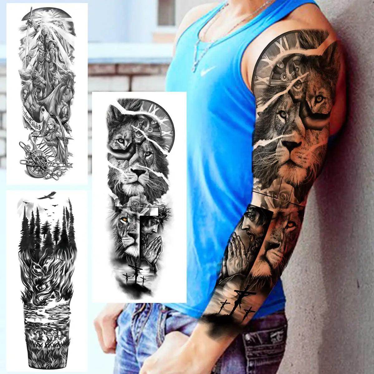 Sheets Extra Large Size Temporary Tattoos - Givenco