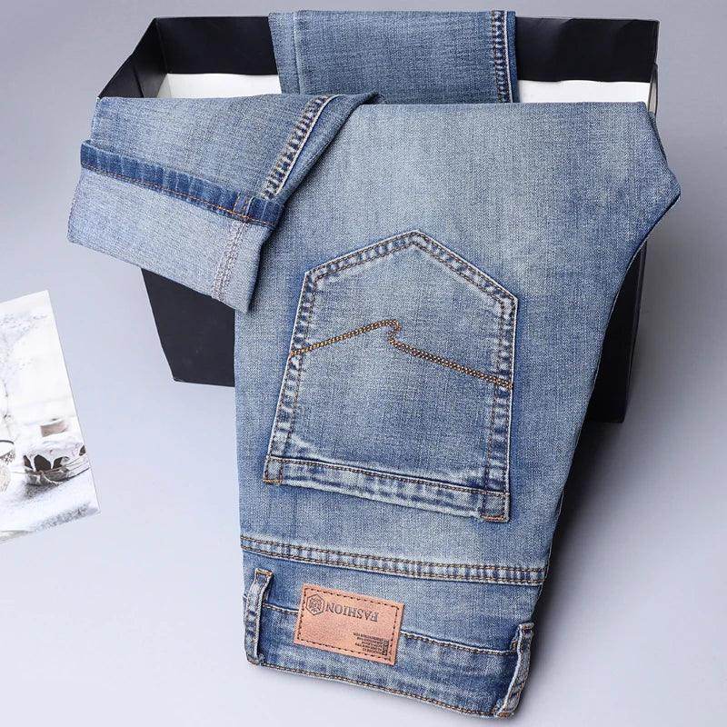 Men's Vintage Wash Casual Jeans - Givenco