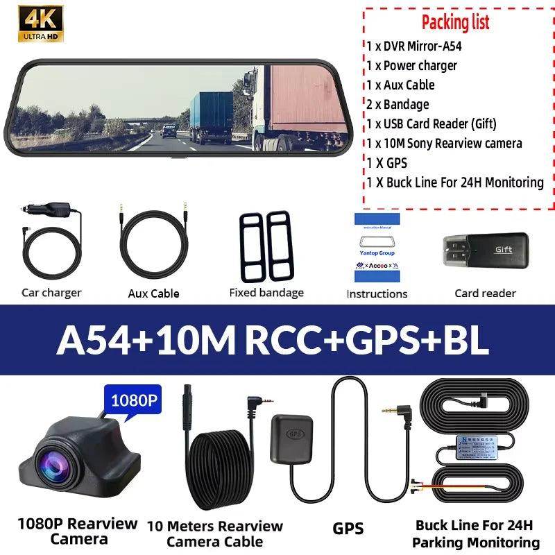 Ultra HD Driving Recorder Dual Lens 24h Parking Monitor - Givenco