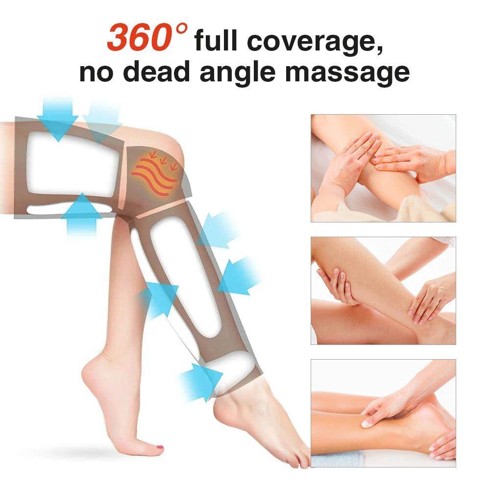 Electric 360Â° Full Cover Leg Massager - Givenco