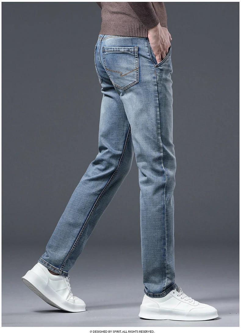 Men's Vintage Wash Casual Jeans - Givenchyco