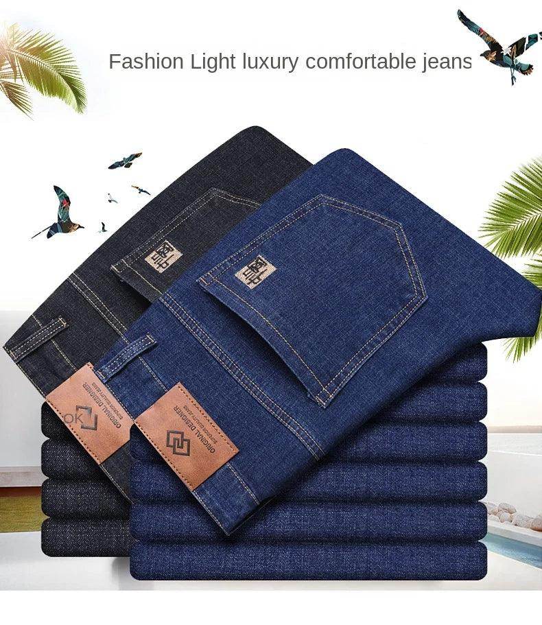 Men's Jeans Elastic Business Straight - Givenco