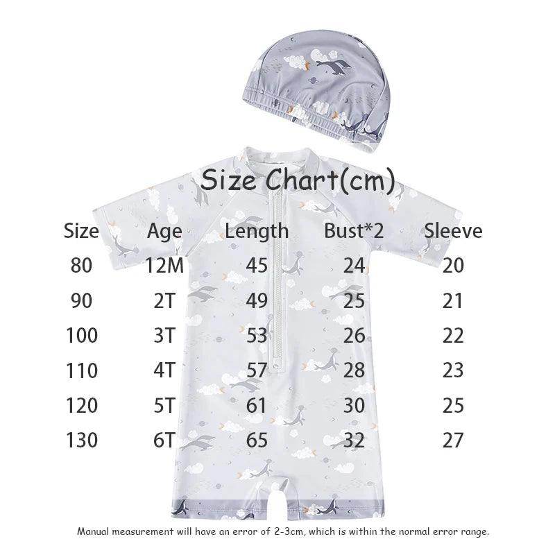 Summer Kids Swimming Wear Striped - Givenco