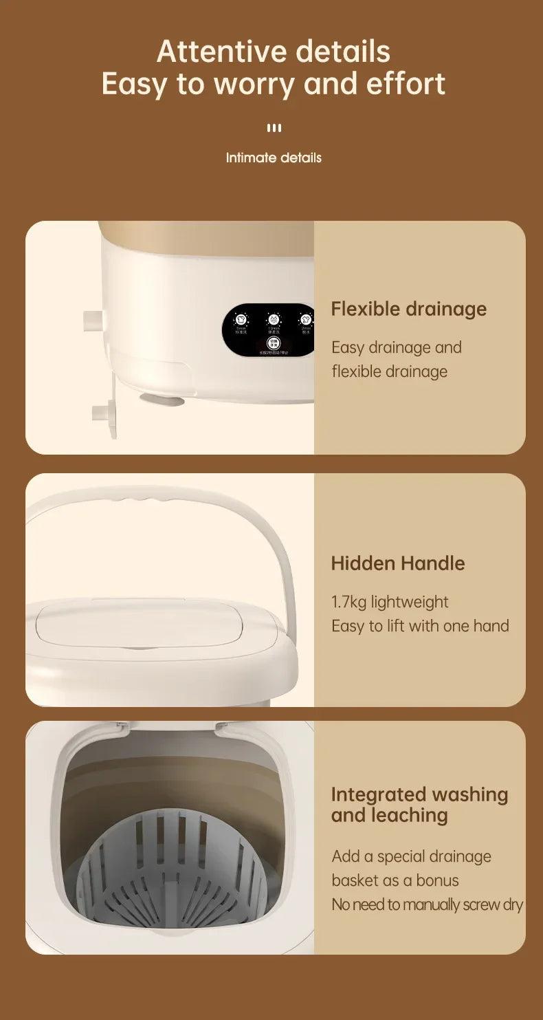 Folding Portable Washing Machine - 