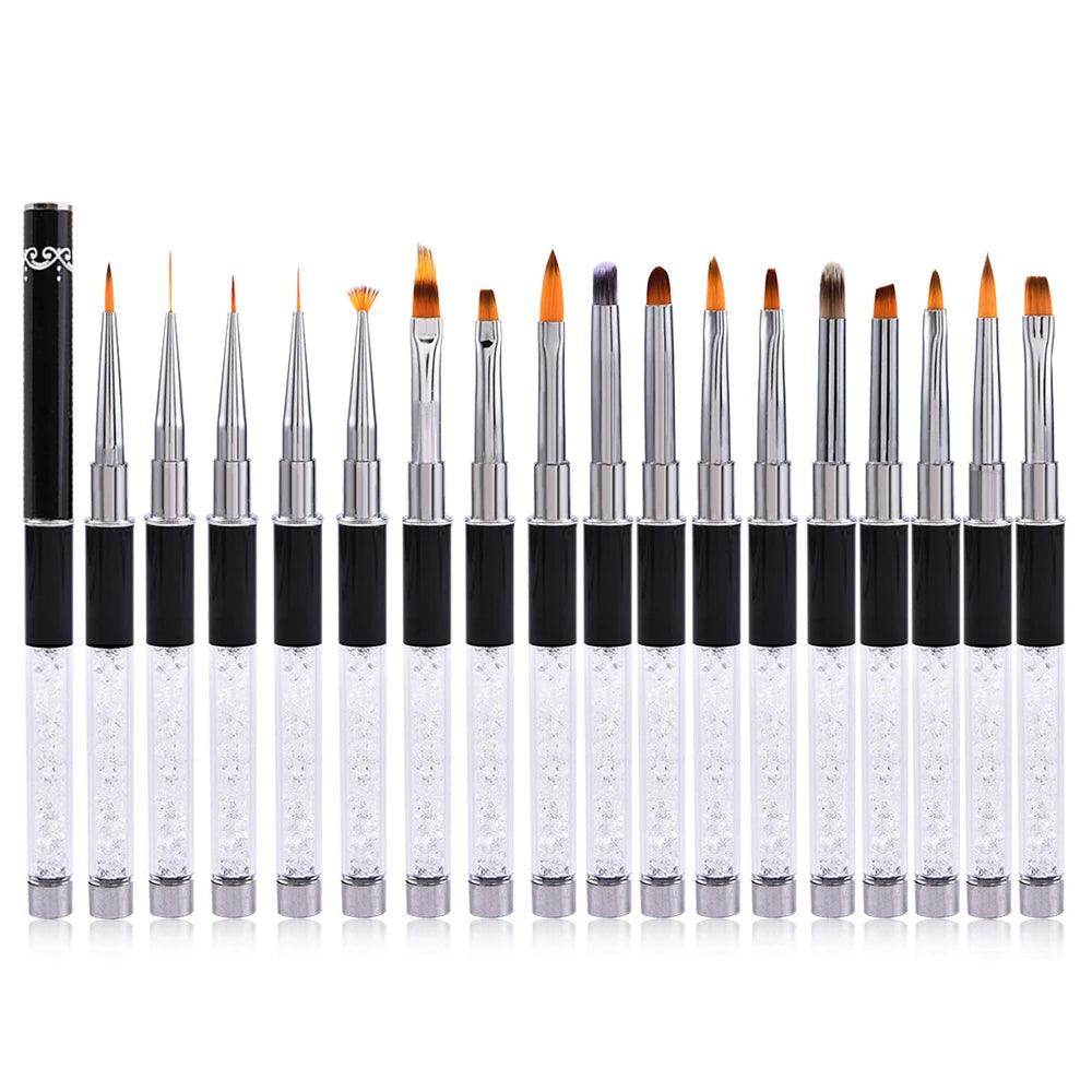 Nail Art Design Brush Set Crystal - Givenco