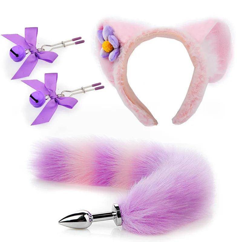 Sexy Cosplay Women Butt Fox Tail Cat Plug - Givenco