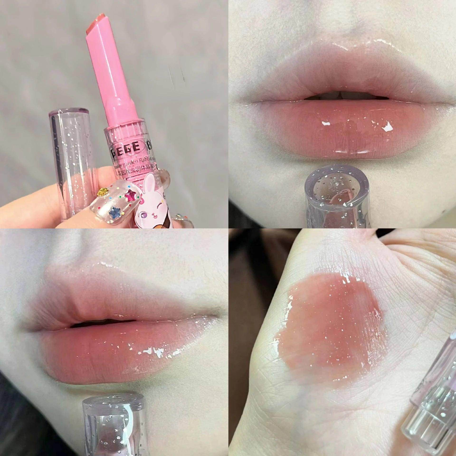 Garden Pink Rabbit Solid Lip Gloss - Givenco