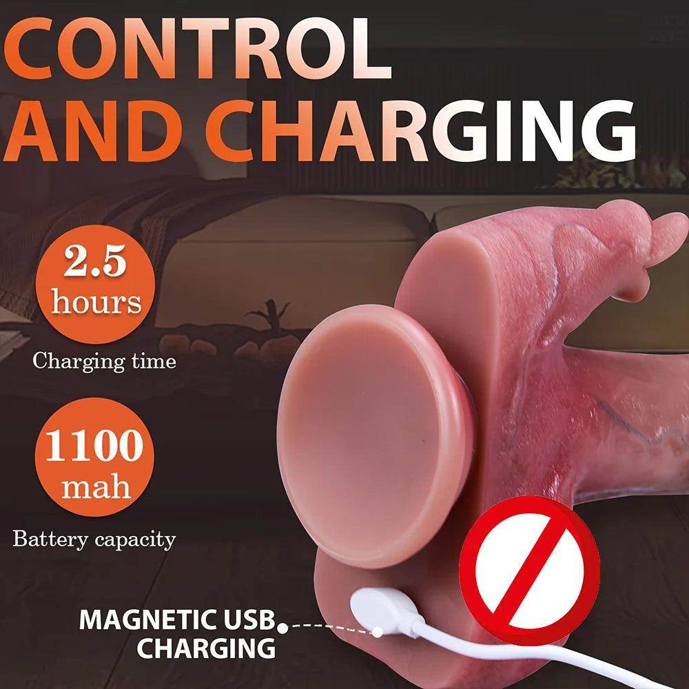 Tongue Licking Remote Control Vibrator - Givenco