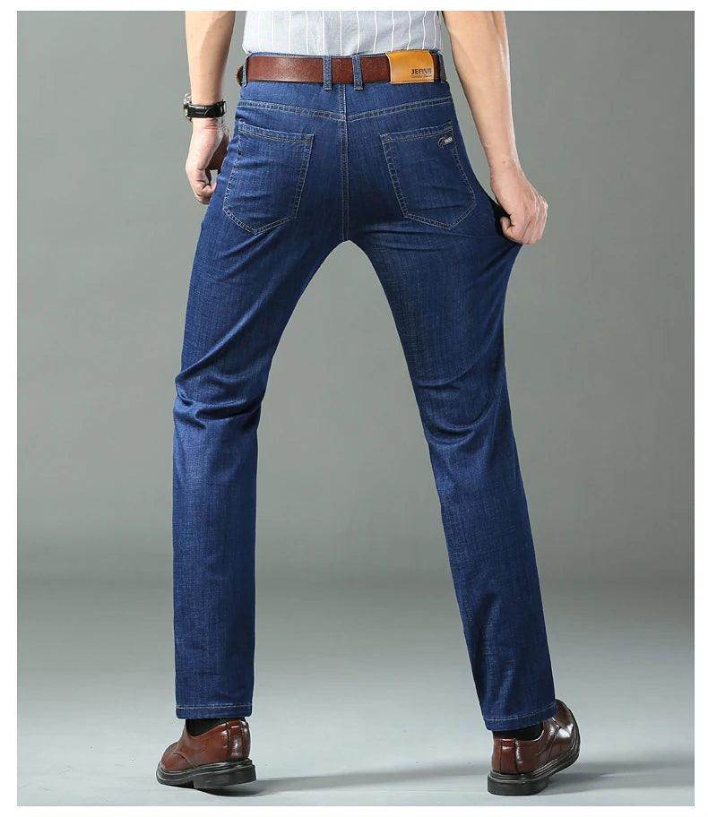 Ice Silk Thin Denim Jeans Spring Summer - Givenco