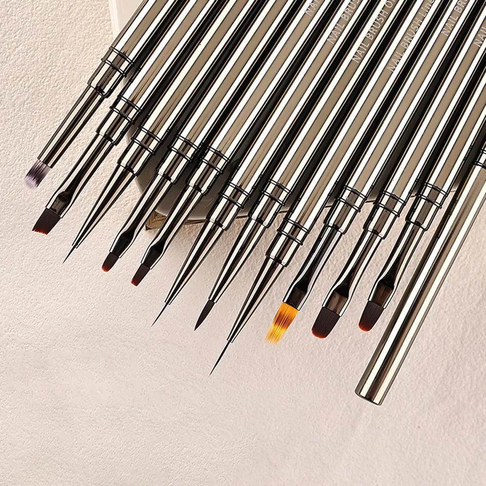 Nail Art Design Brush Set Crystal - Givenco