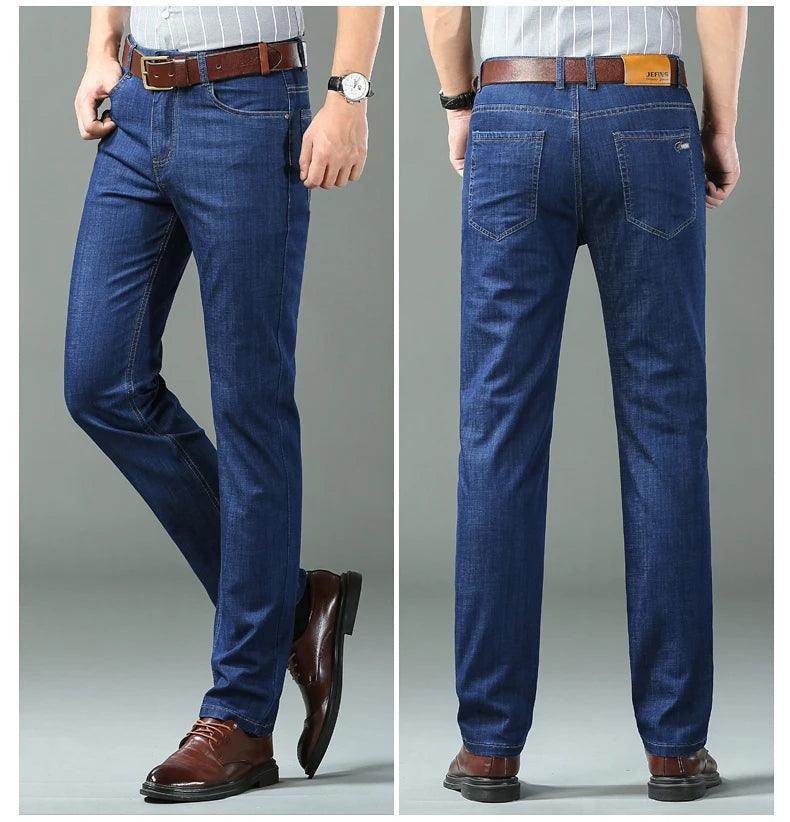 Ice Silk Thin Denim Jeans Spring Summer - Givenco