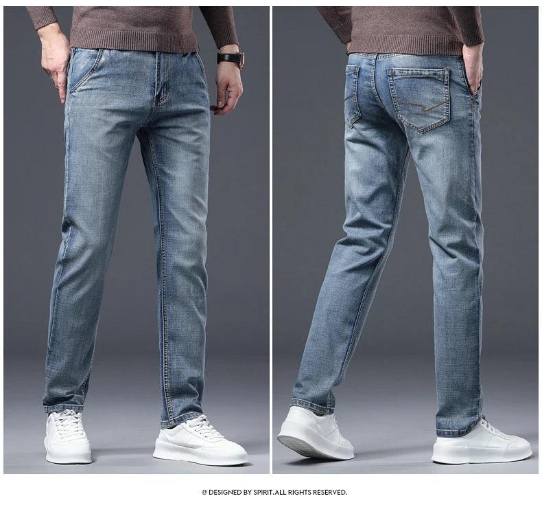 Men's Vintage Wash Casual Jeans - Givenchyco