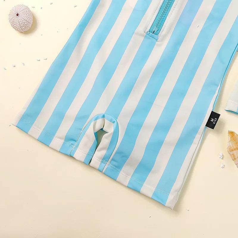 Summer Kids Swimming Wear Striped - Givenco