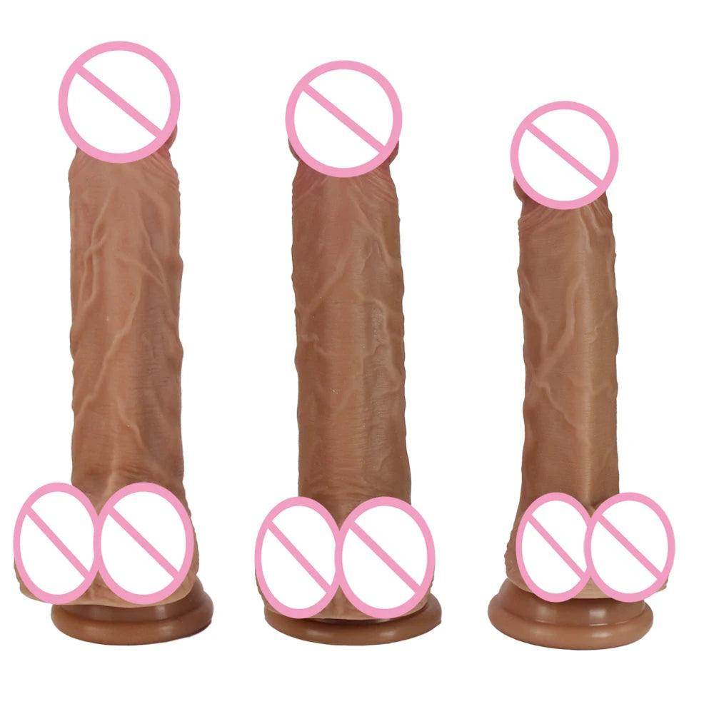 Soft Dildo Realistic Penis - Givenco