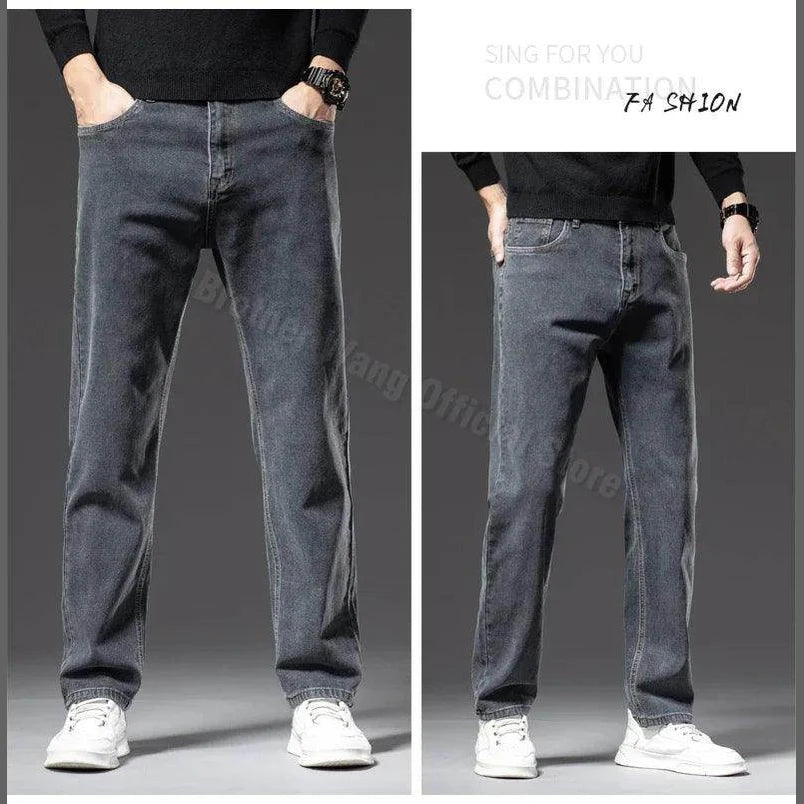 Men's Traight Loose Jeans Cotton - Givenco