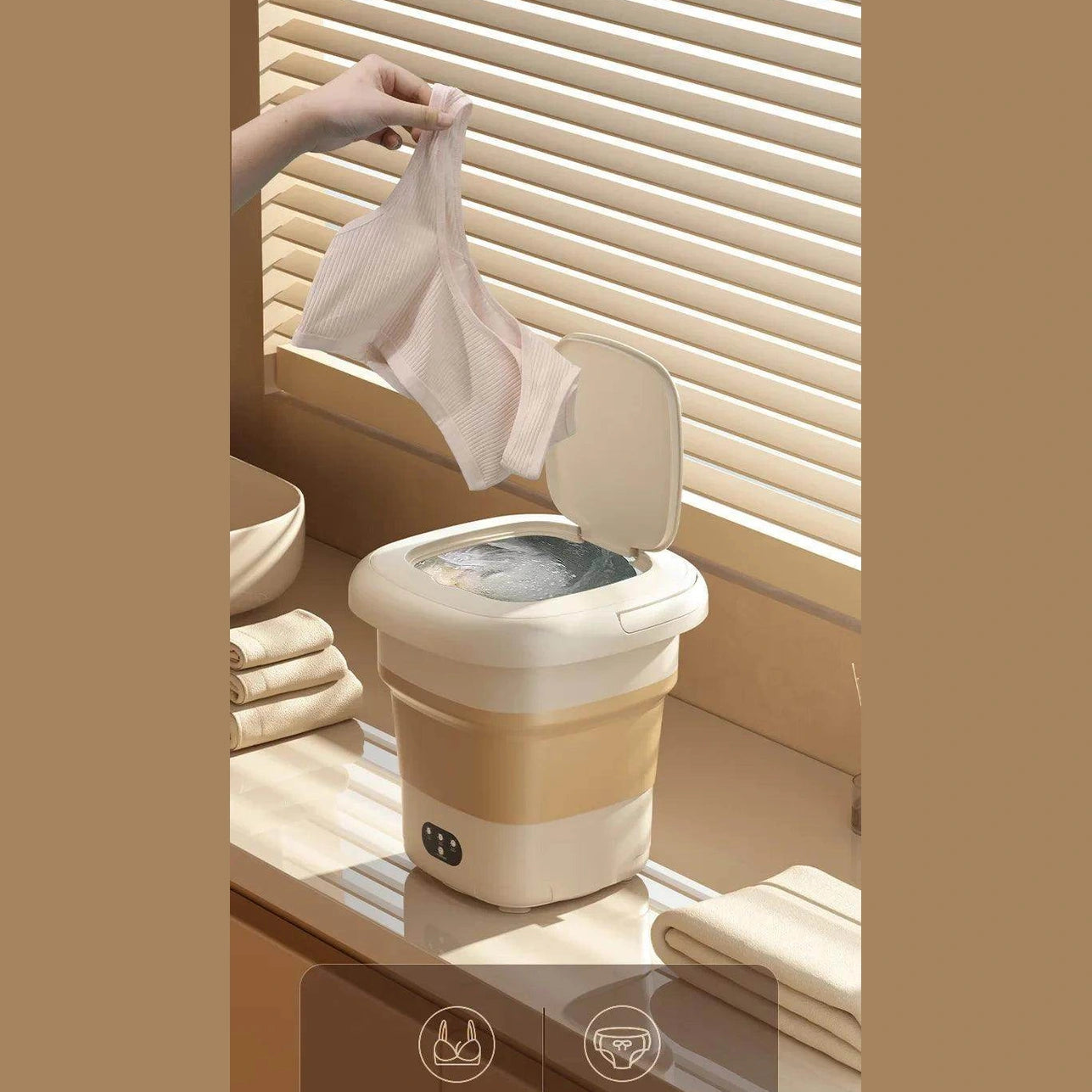 Folding Portable Washing Machine - Givenco