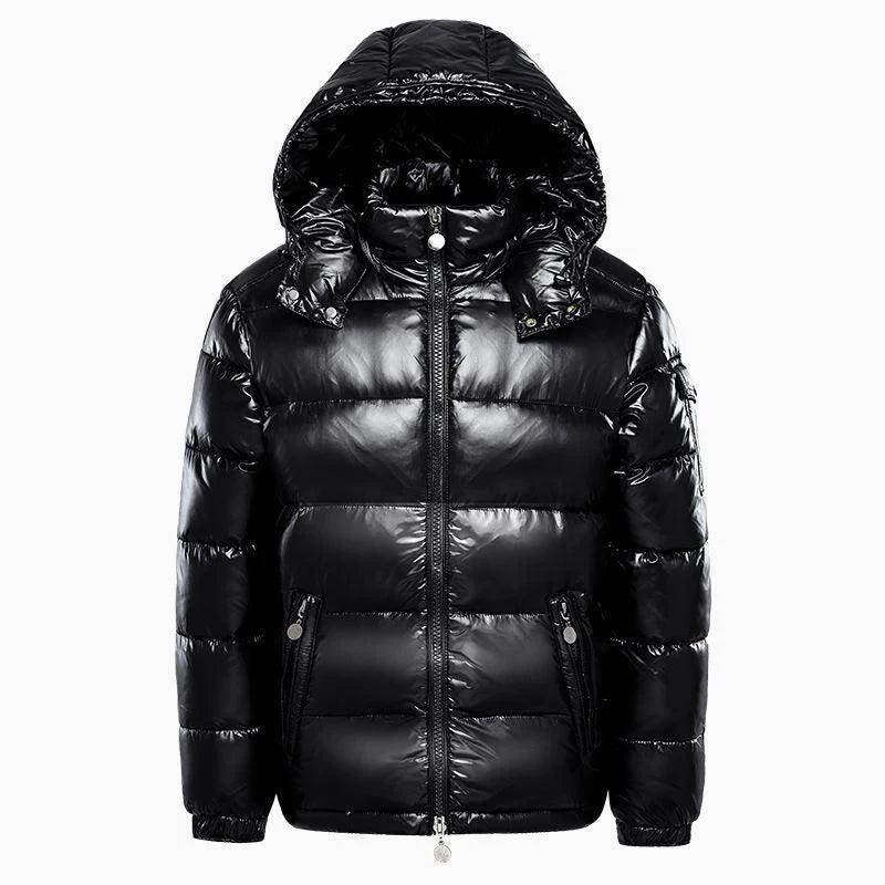 Winter Mens Shiny Down Parkas Coats - Givenco