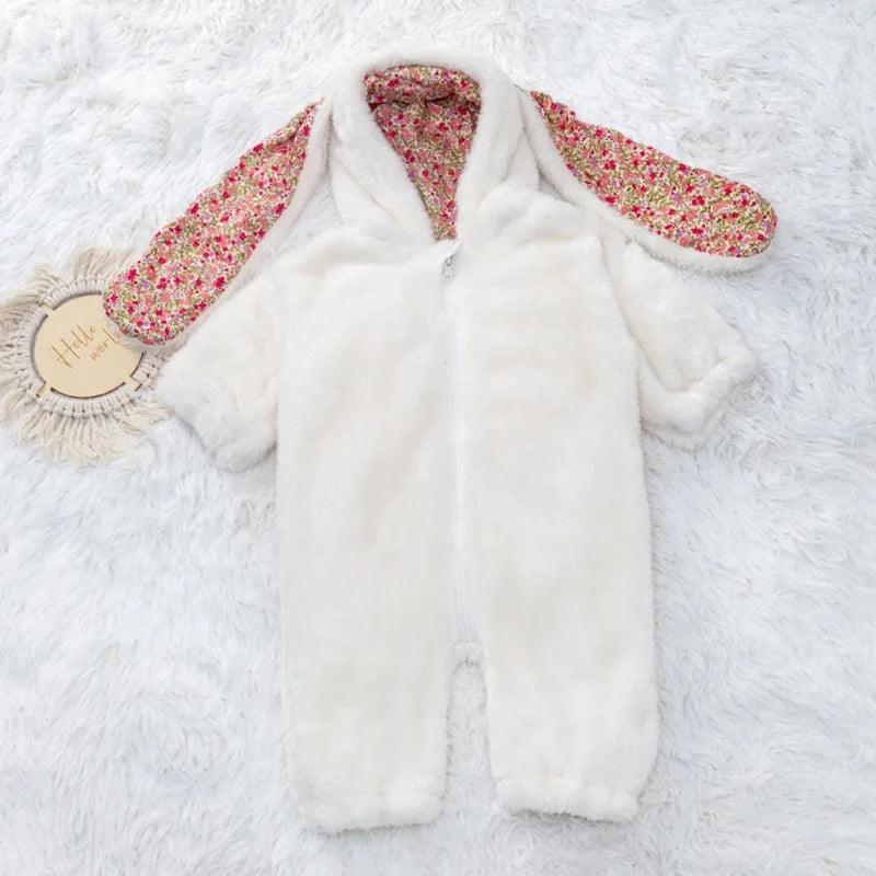 Winter Baby Girls Boy Rabbit Romper - Givenchyco