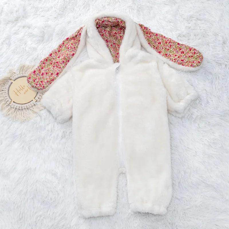 Winter Baby Girls Boy Rabbit Romper - Givenco